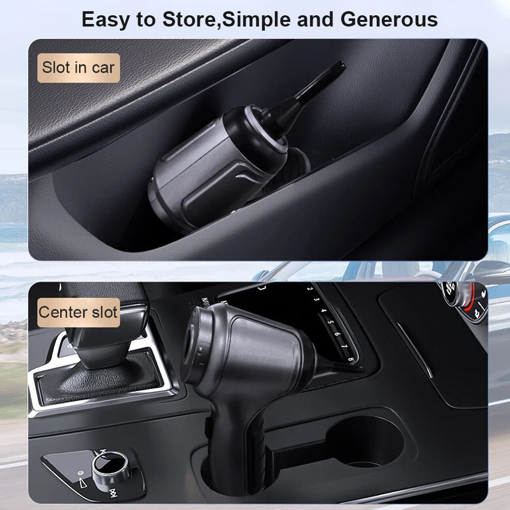 Portable Wireless Car Vacuum Cleaner: 2-in-1 Vacuum & Blower with Pro & Basic Versions