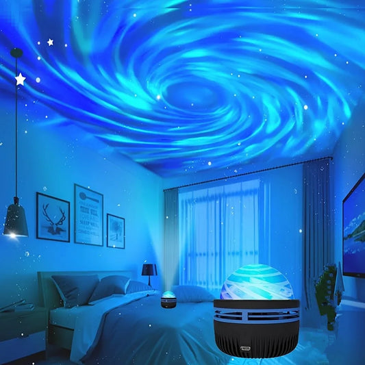 LED Galaxy Sky Projector: Colorful Night Light for Bedrooms, Kids, & Parties