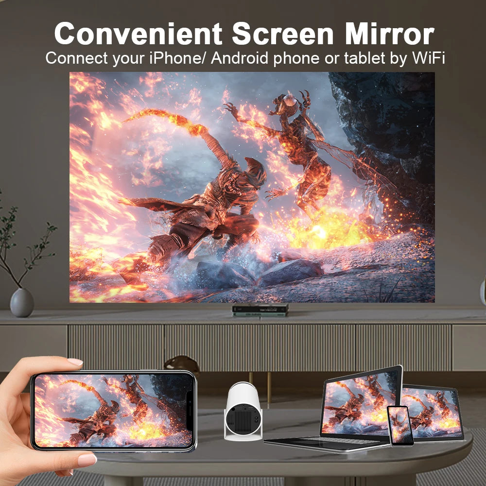 Ultra HD Christmas Gift Projector