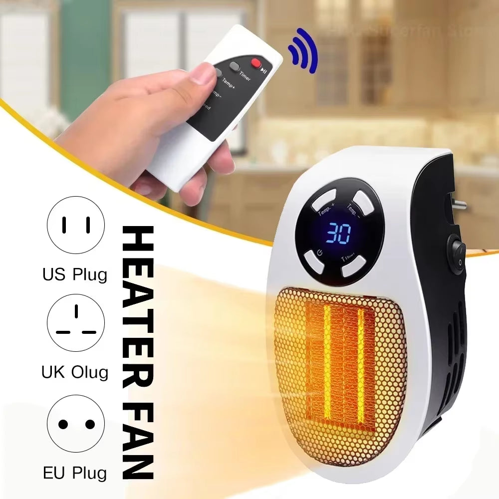 NextGen Mini Electric Heater: Portable with Remote 