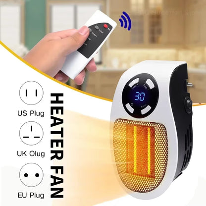 NextGen Mini Electric Heater: Portable with Remote 